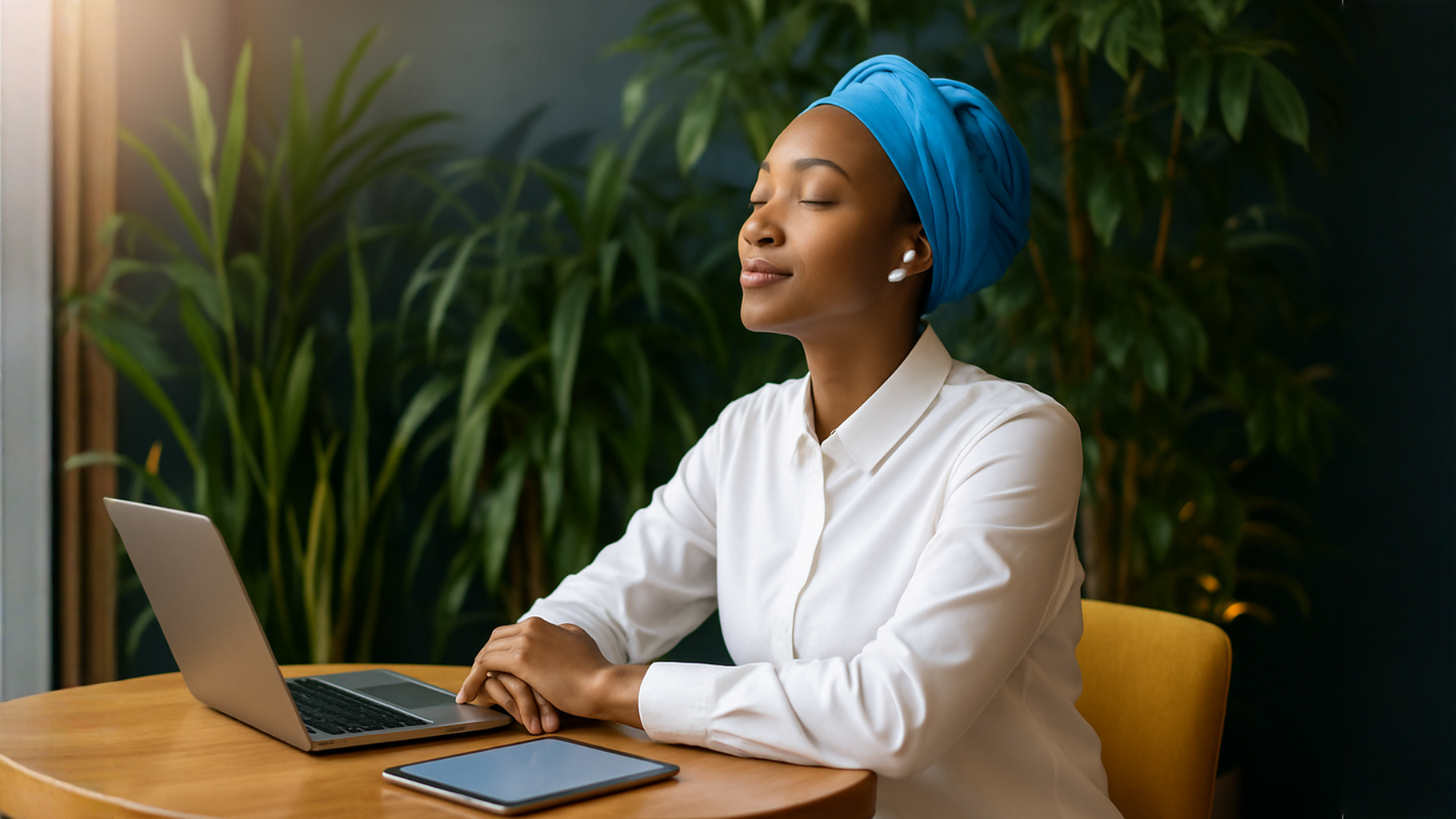 Sound bath session atmosphere